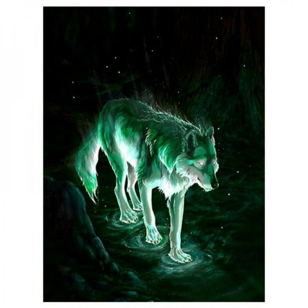 Wolf Animal 5D Diamond Painting Embroidery DIY Craft Kit Home Art Decor Wolf Animal 5D Diamond Painting Embroidery DIY Craft Kit Home Art Decor